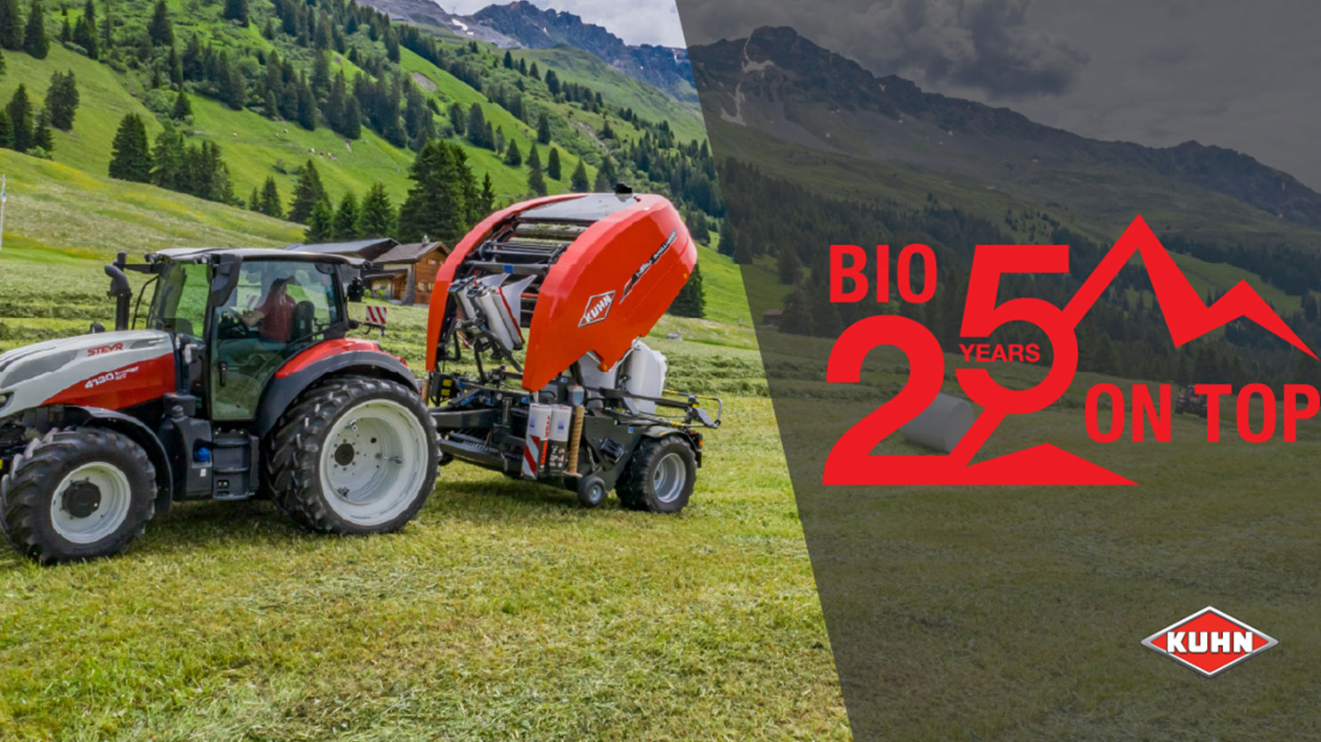 BIO Baler-Wrapper combination: 25 years on top | KUHN farm machinery