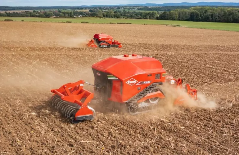 KUHN's vision of autonomous crop production that works independently in the field