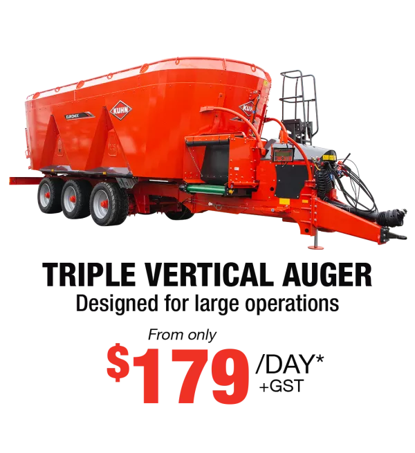 Triple Auger Mixer
