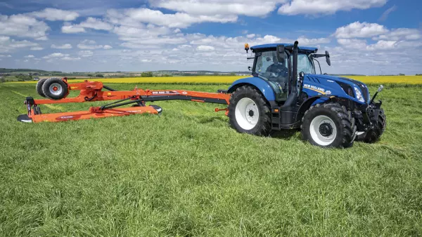 Use the mower with a low-powered tractor