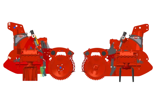 HR 1020-1030-1040 power harrows with adustable levelling bar