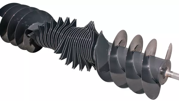 The OMNICUT 15-knife rotor (OC 15) offers a cutting length of 45 mm