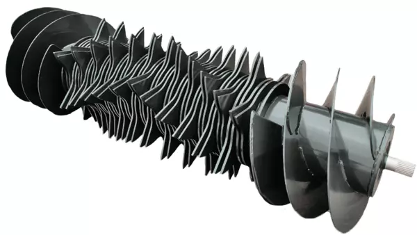 The OMNICUT 23-knife rotor (OC 23) offers a cutting length of 45 mm,