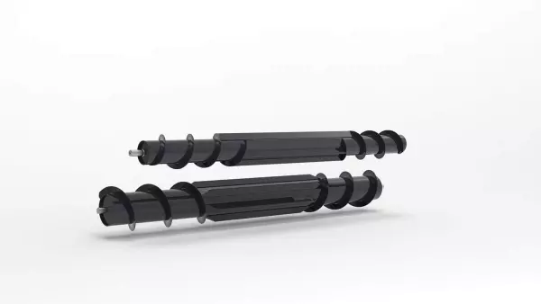 An unrestricted intake unit for maximum capacity in dry crop conditions.