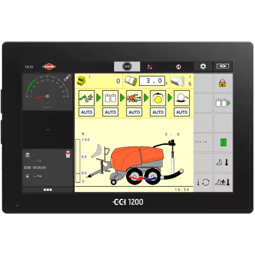 PROCESS VIEW informs you about the current status of your work processes within the machine.