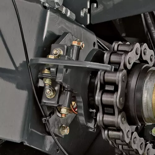 Manually disengage of the rotor drive