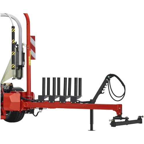 Long drawbar and swivel headstock