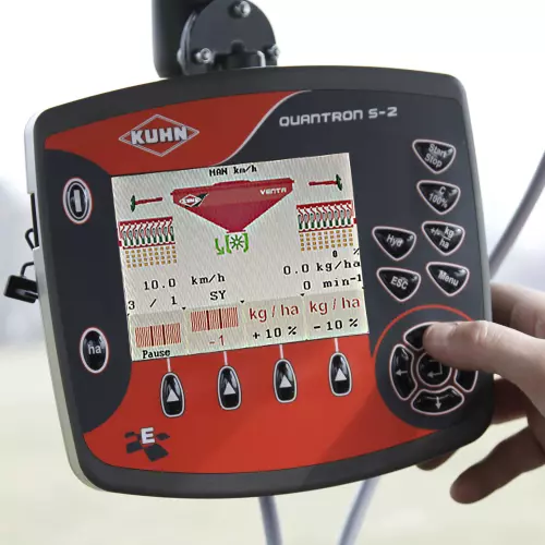 QUANTRON S-2 control box provides electronic application rate adjustment