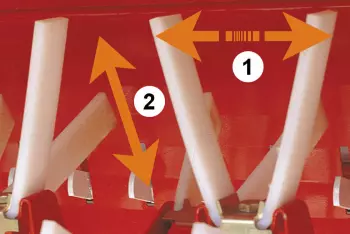 Conditioner with nylon fingers