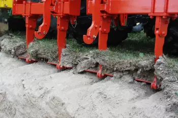 Simple adjustment of the working depth