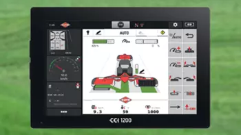 Find all controls of your FC 9330 RA mower conditioner on your ISOBUS CCI terminal
