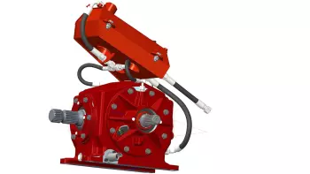 The gearbox of the HR 1040 R