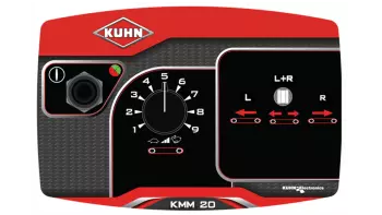 The operator controls directly the various machine fonctionalities from the cabin