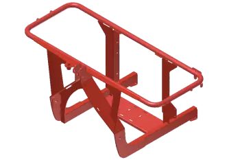 The one-piece chassis offers ruggedness and durability through its large dimensions