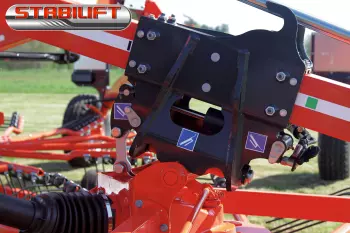 STABILIFT: mechanical and hydraulic rotor locking in transport mode