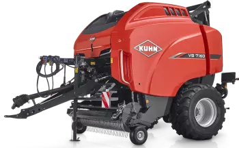 KUHN VB 7190 variable round baler silhouette