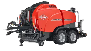 KUHN VBP 3200 variable chamber baler-wrapper combination silhouette