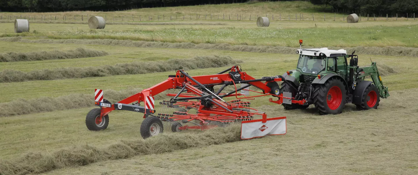 GA 8030 at work in grassland