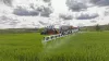 METRIS 2 RHA3 36 m trailed sprayer in a field of wheat