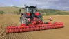 HR 7040 R power harrow at work