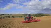 HR 7040 R power harrow at work