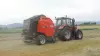 VB3195 baling round bales of hay