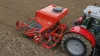 ISOBUS VENTA pneumatic integrated seed drill at work with CD 3020 disc combination